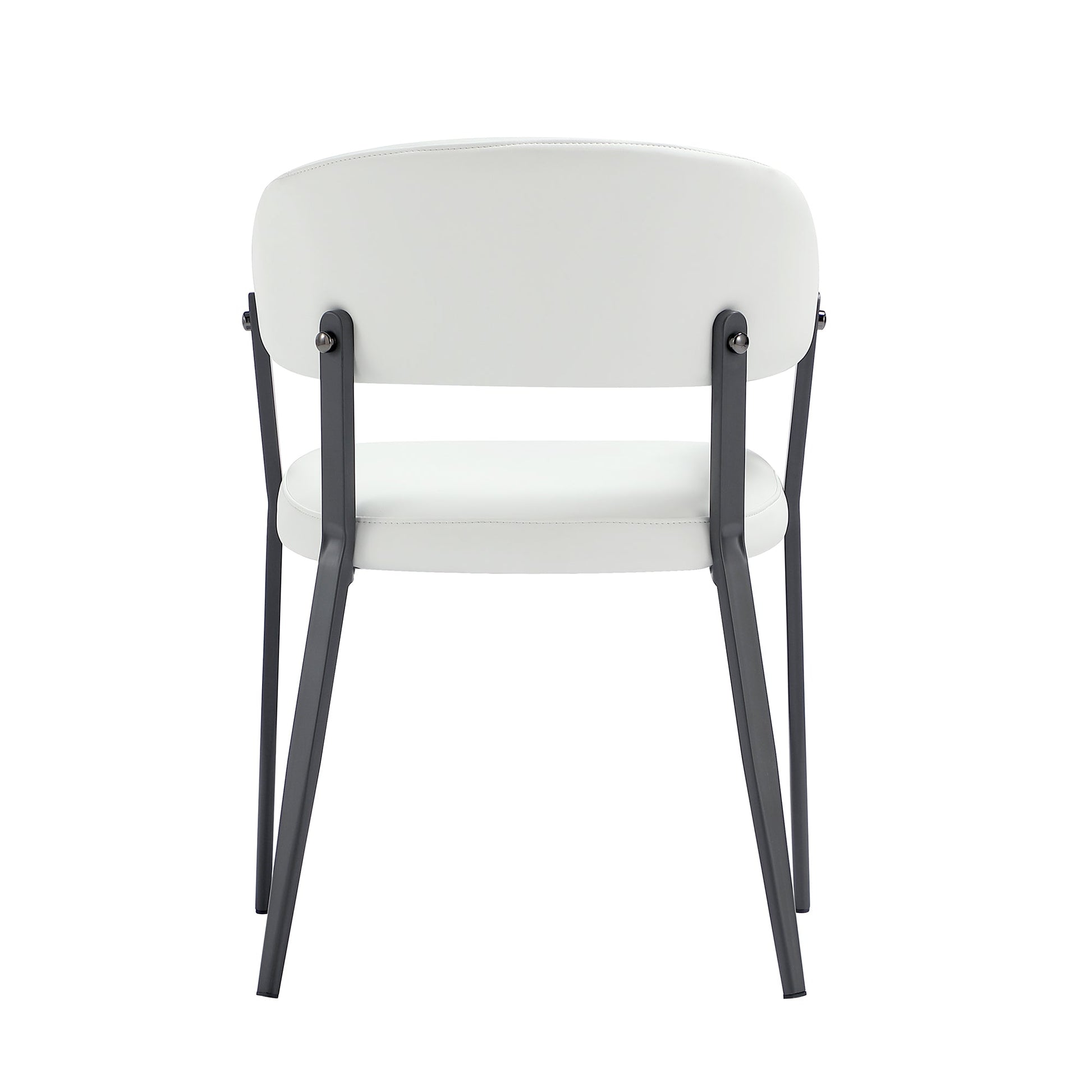 Belle Dining Chair in White - Ornate Home