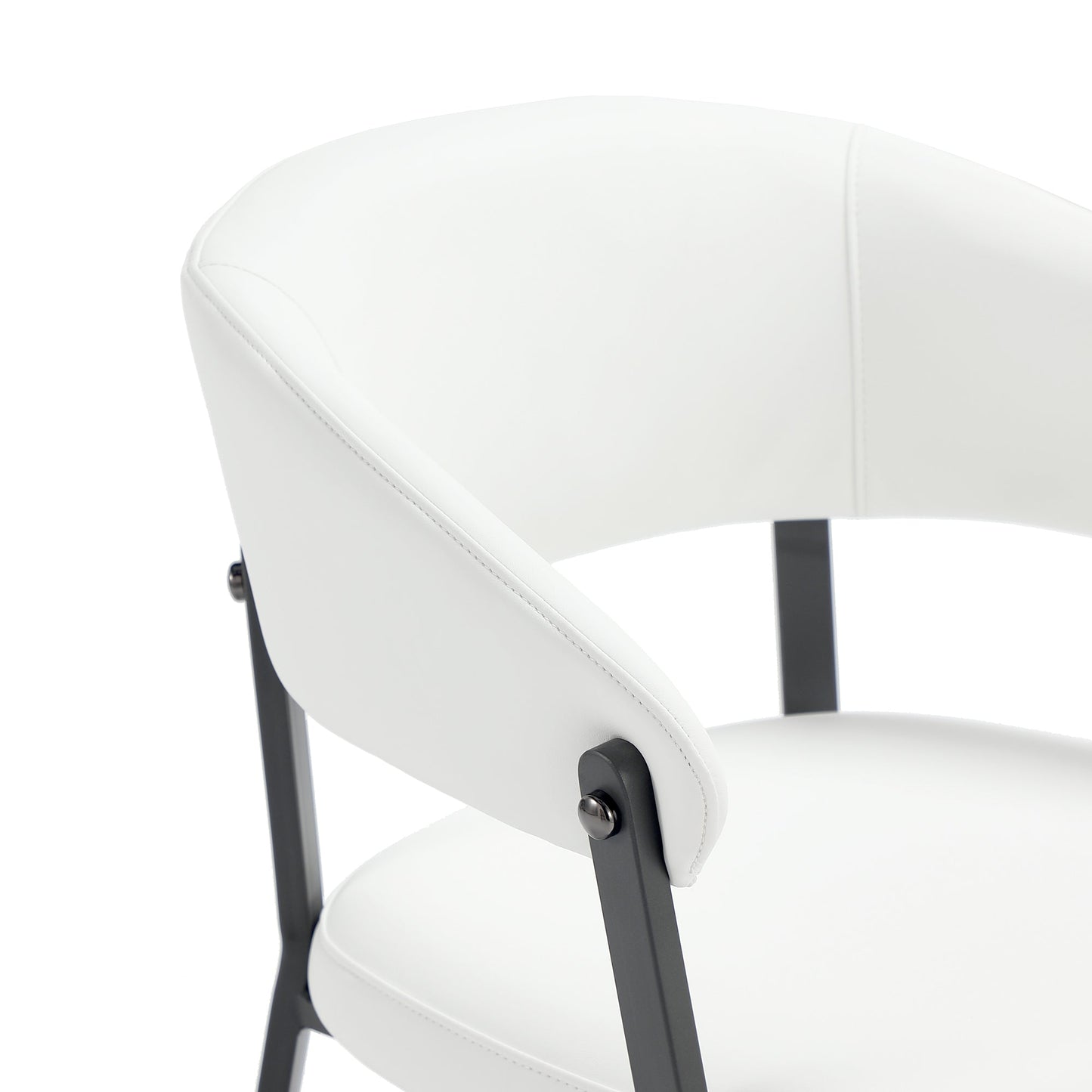 Belle Dining Chair in White (set of 4) - Ornate Home