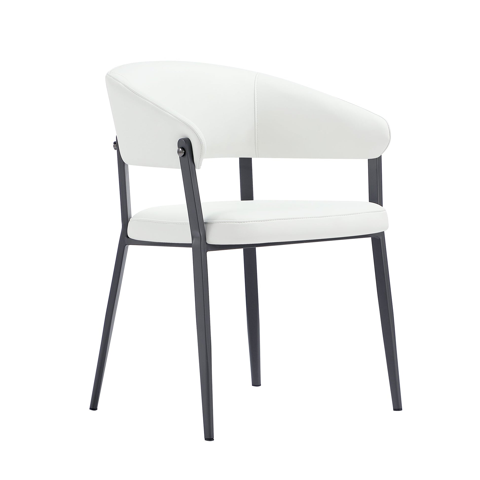 Belle Dining Chair in White (set of 4) - Ornate Home