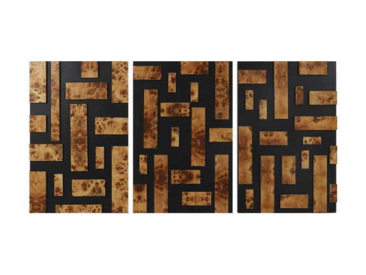 Belle Meade Black/Natural Wall Art - Ornate Home