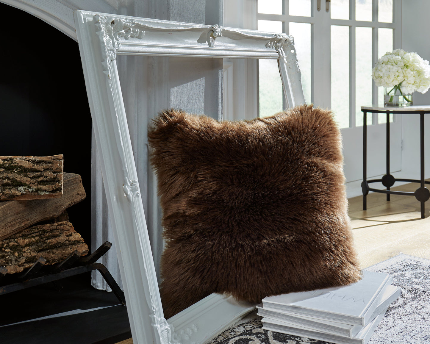 Bellethrone Brown Pillow- Viva Furn