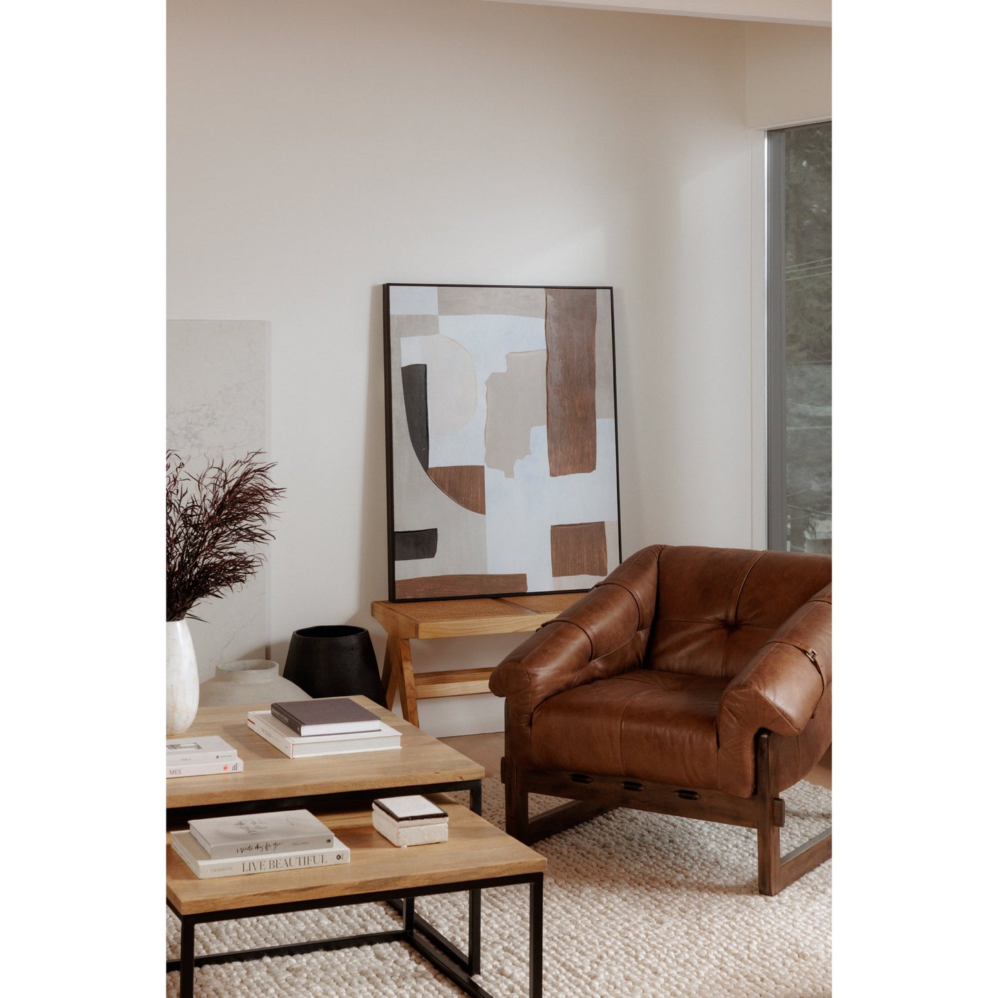 Bellos Brown Accent Chair - Ornate Home