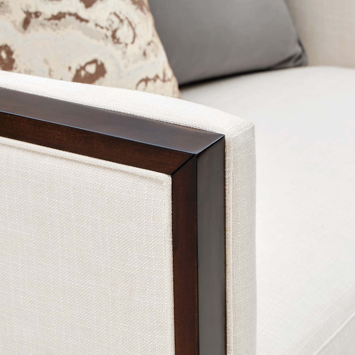 Belmont Place Espresso/Cream Matching Chair - Ornate Home