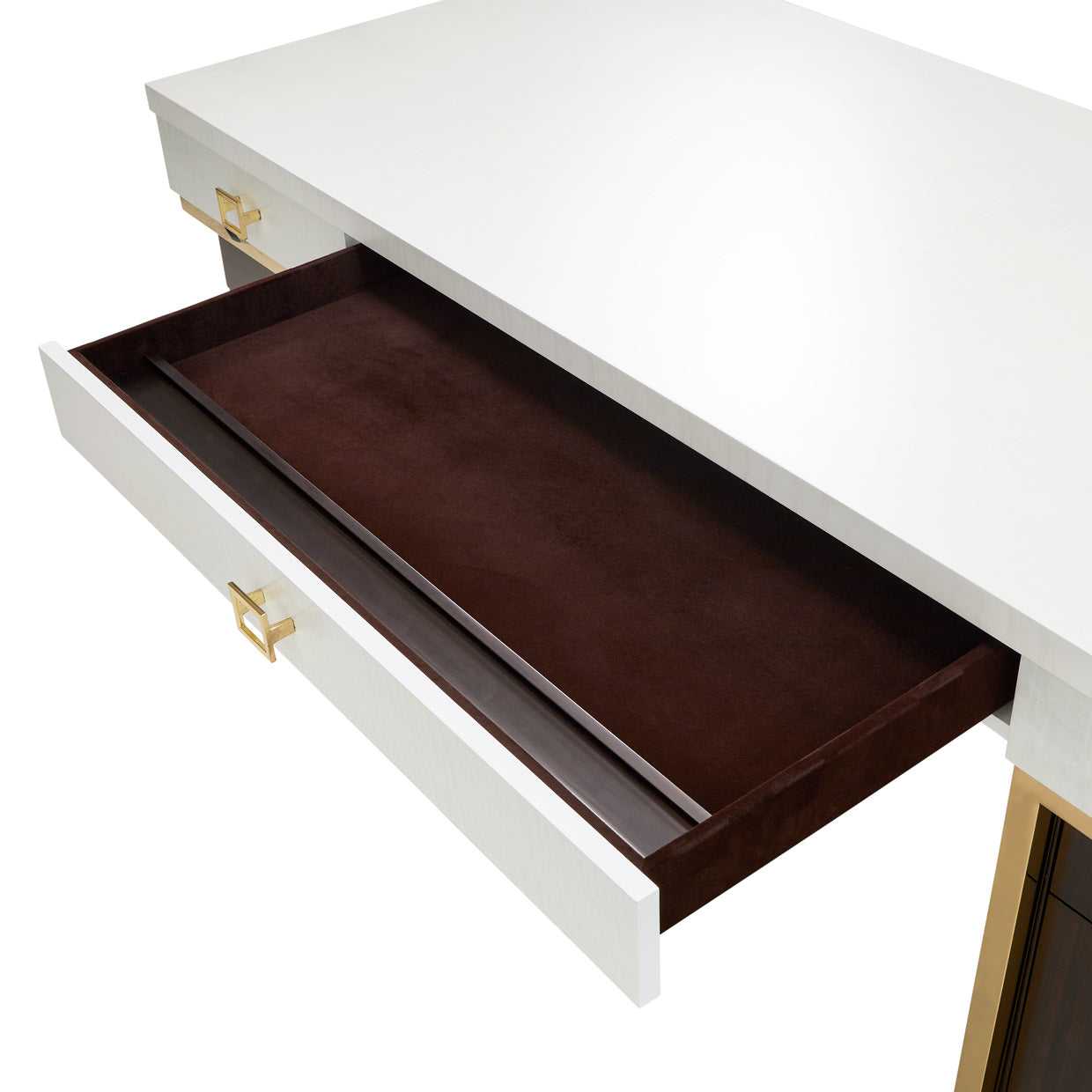 Belmont Place Espresso Desk - Ornate Home