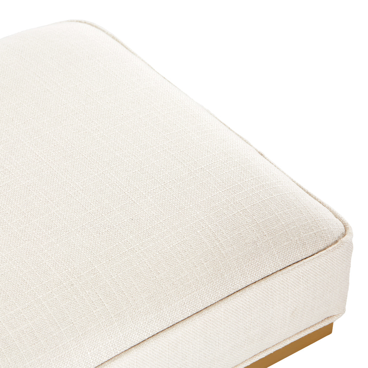Belmont Place Gold/Cream Bed Bench - Ornate Home