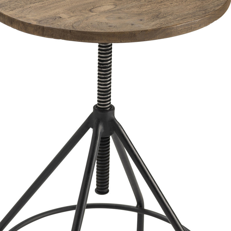 Bengal Manor Brown/Black Bar Stool - Ornate Home