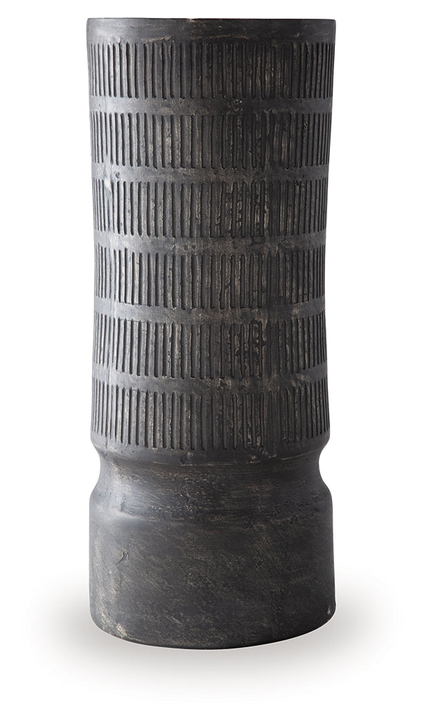 Beninworth Antique Black Vase- Viva Furn