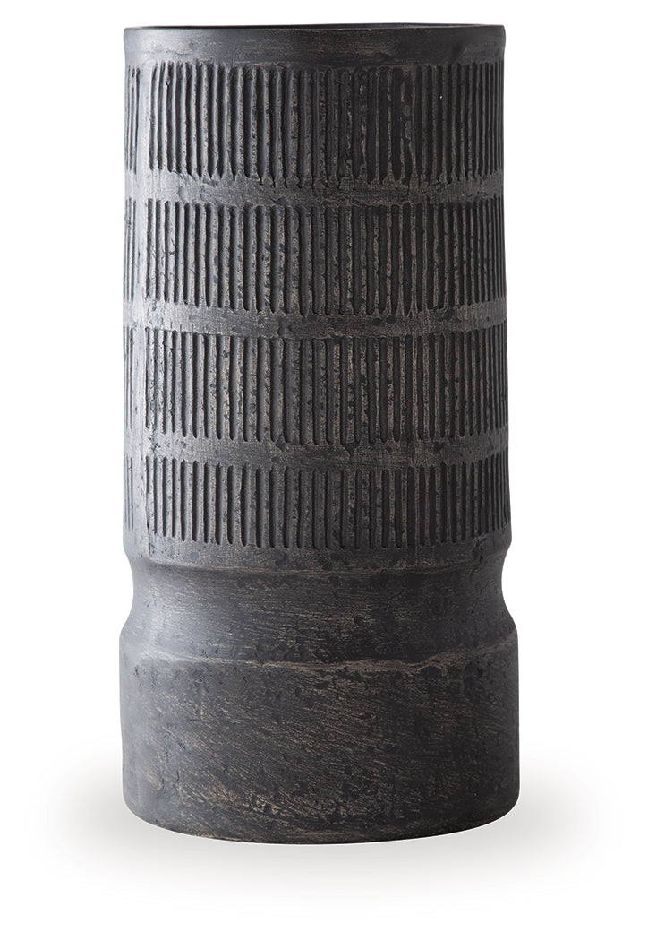 Beninworth Antique Black Vase- Viva Furn