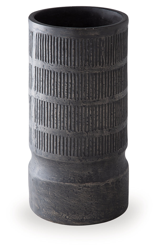 Beninworth Antique Black Vase- Viva Furn