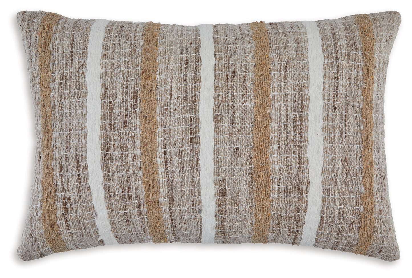 Benish Tan/Brown/White Pillow- Viva Furn