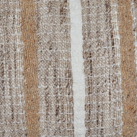 Benish Tan/Brown/White Pillow- Viva Furn