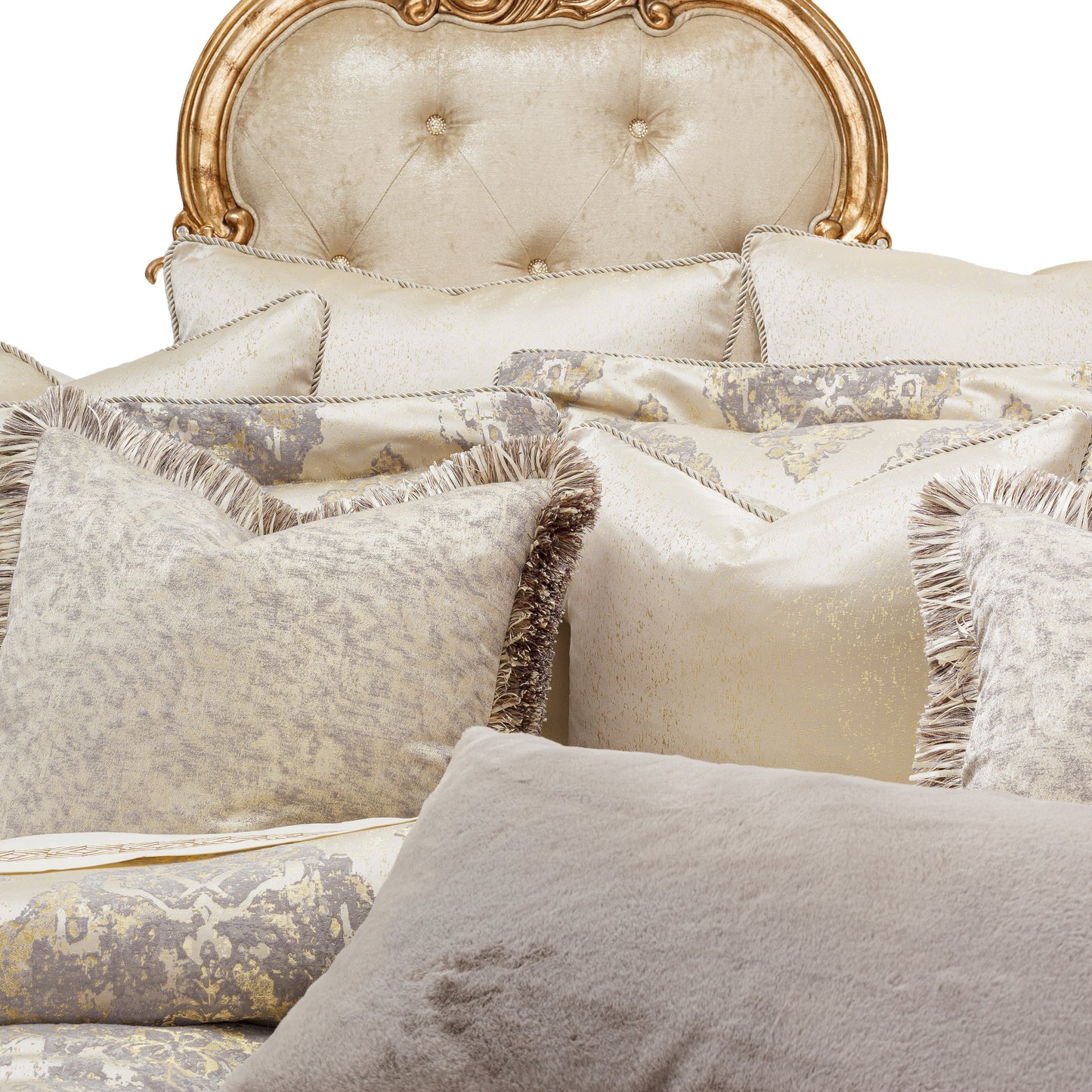 Bennett Champagne Comforter Set - Ornate Home