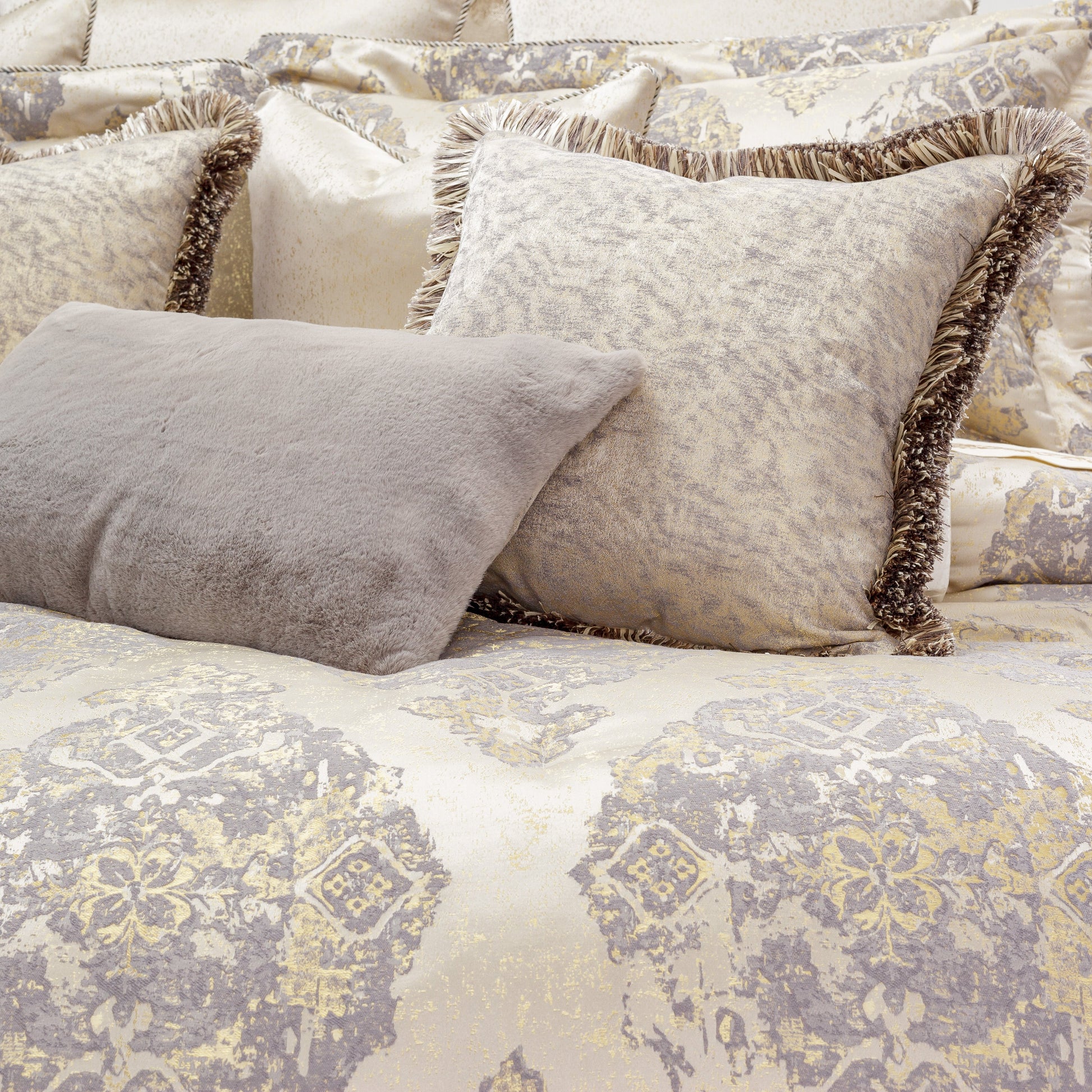 Bennett Champagne Comforter Set - Ornate Home