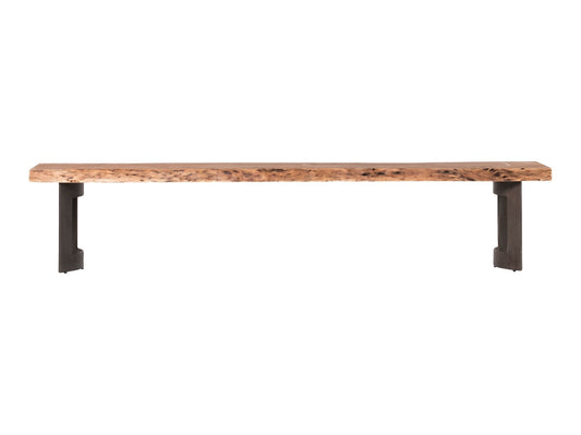 Bent Brown Large Bench - Ornate Home