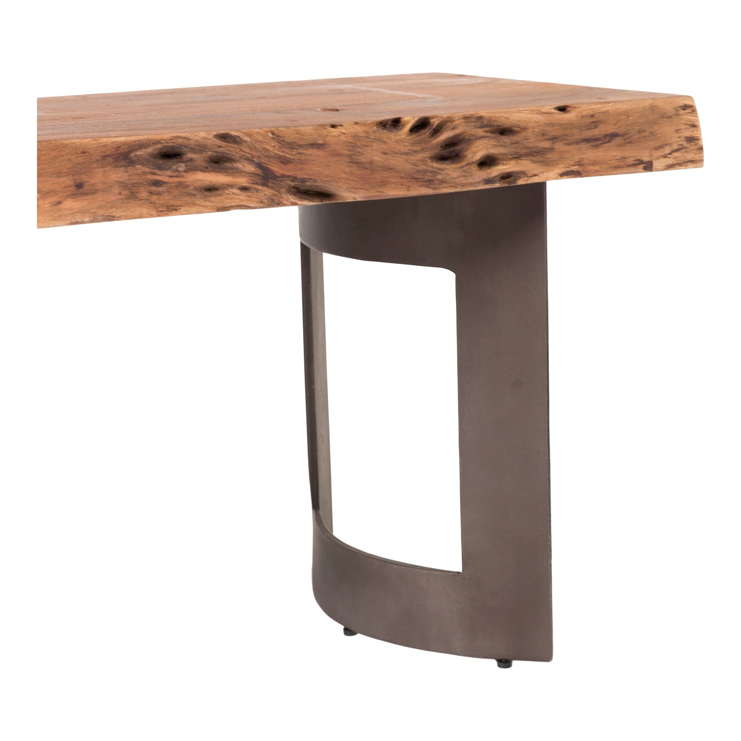 Bent Brown Small Bench - Ornate Home
