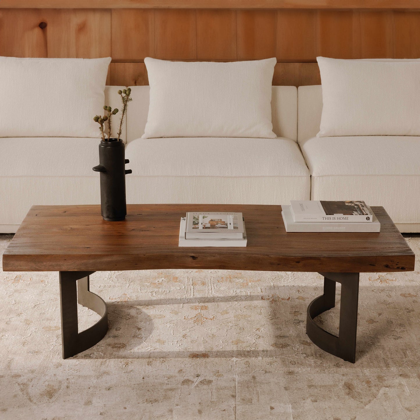 Bent Natural Coffee Table - Ornate Home