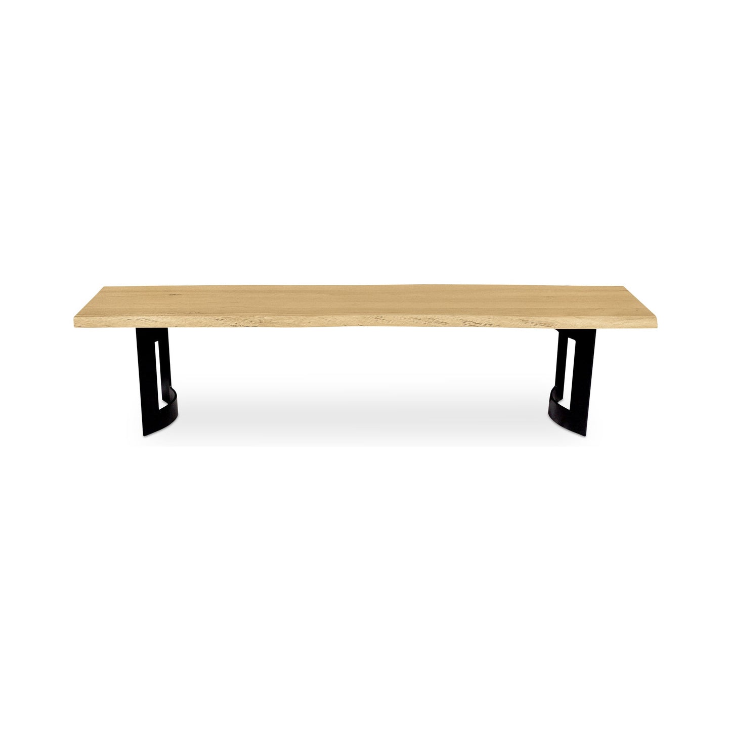 Bent Natural Oak Extra Small Bench - Ornate Home