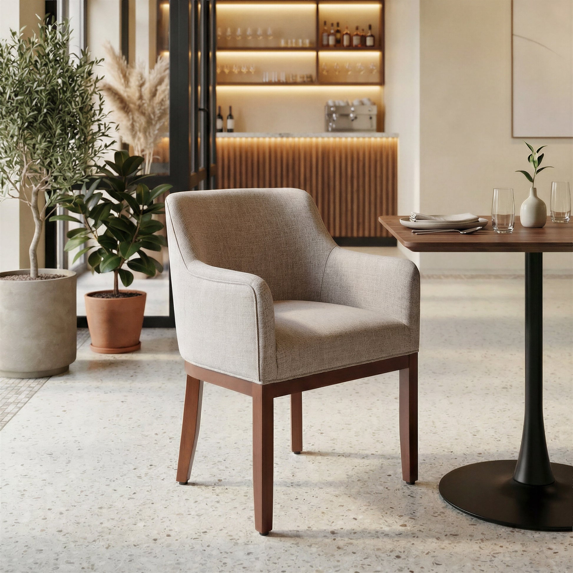 Berbera Gray Dining Chair - Ornate Home