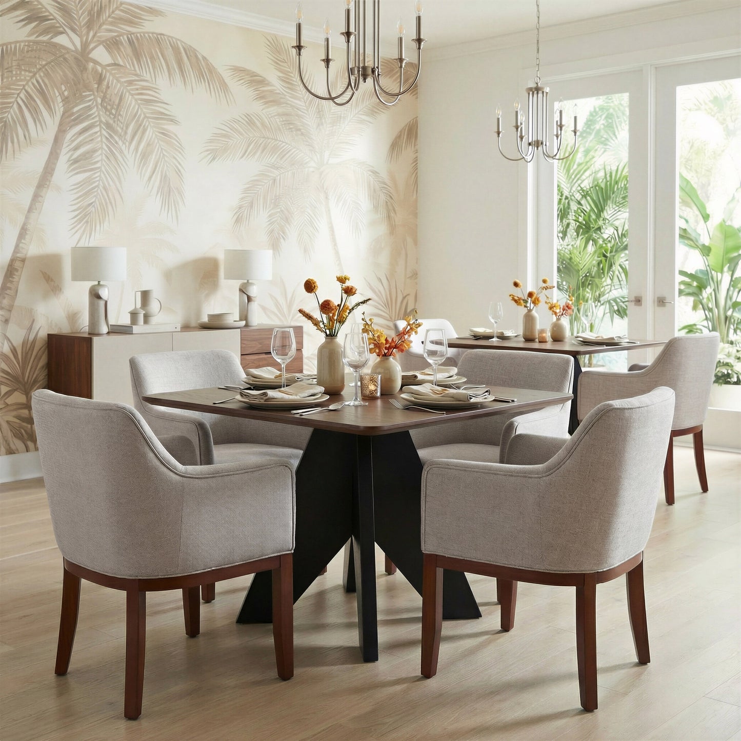 Berbera Gray Dining Chair - Ornate Home