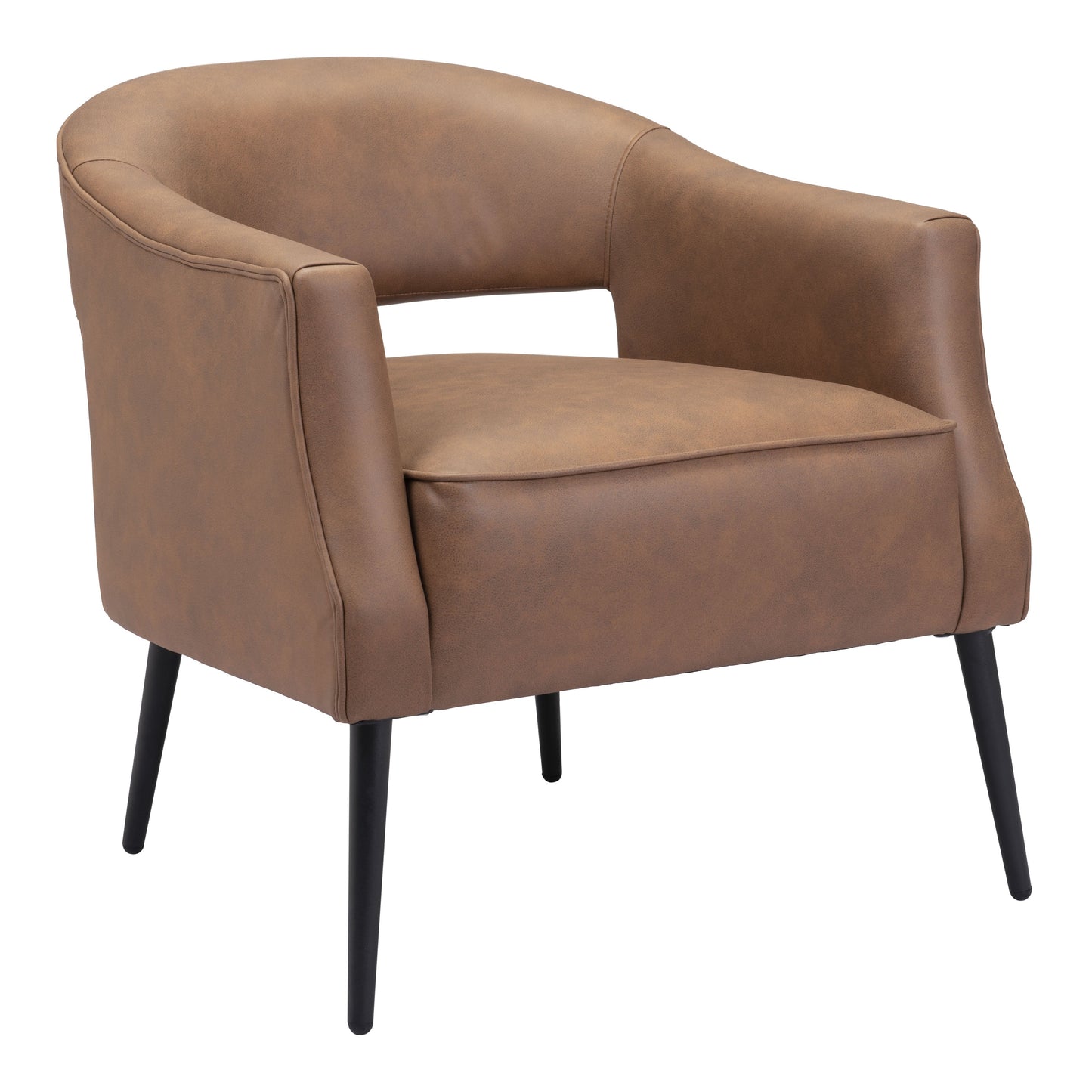 Berkeley Vintage Brown Accent Chair - Ornate Home