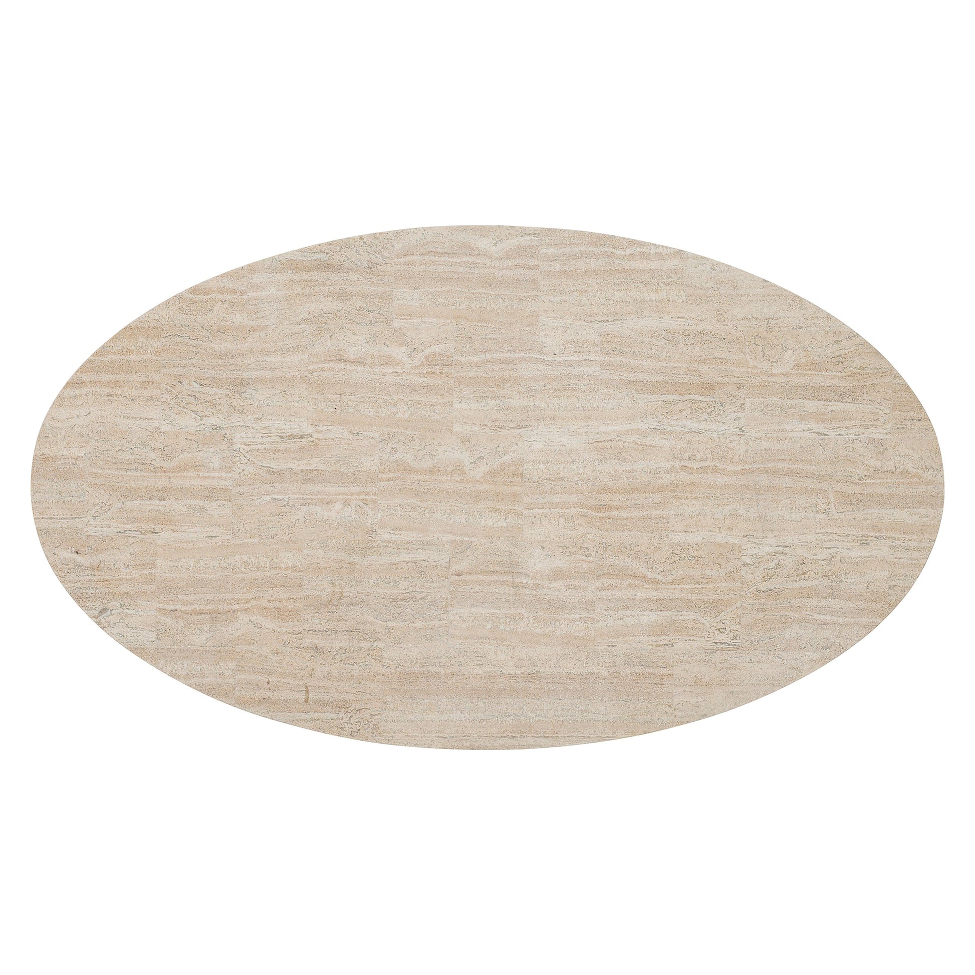 Berkshire Laminated Stone/Steel Cocktail Table (53" W) - Ornate Home