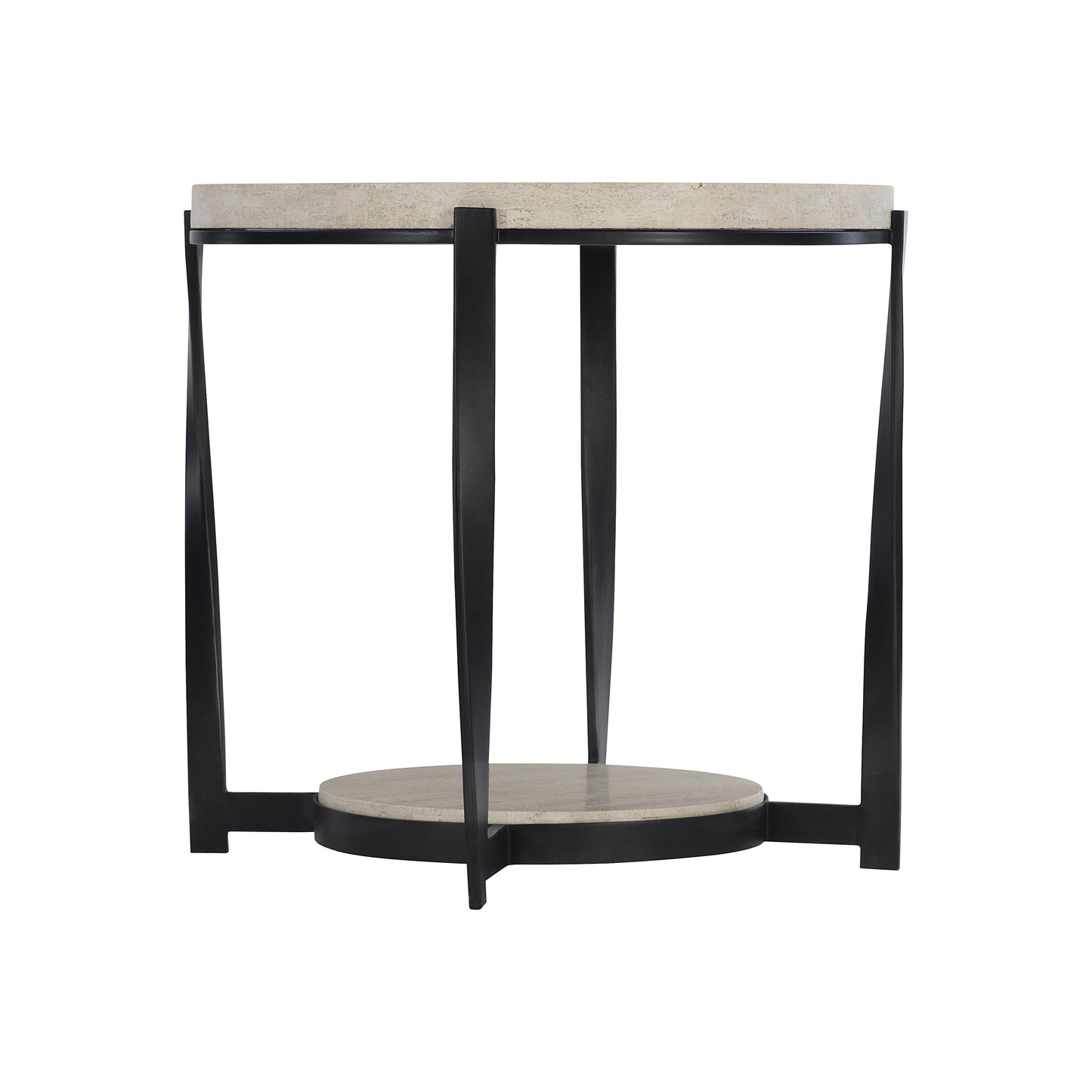 Berkshire Organic Neutral/Aged Pewter Side Table - Ornate Home