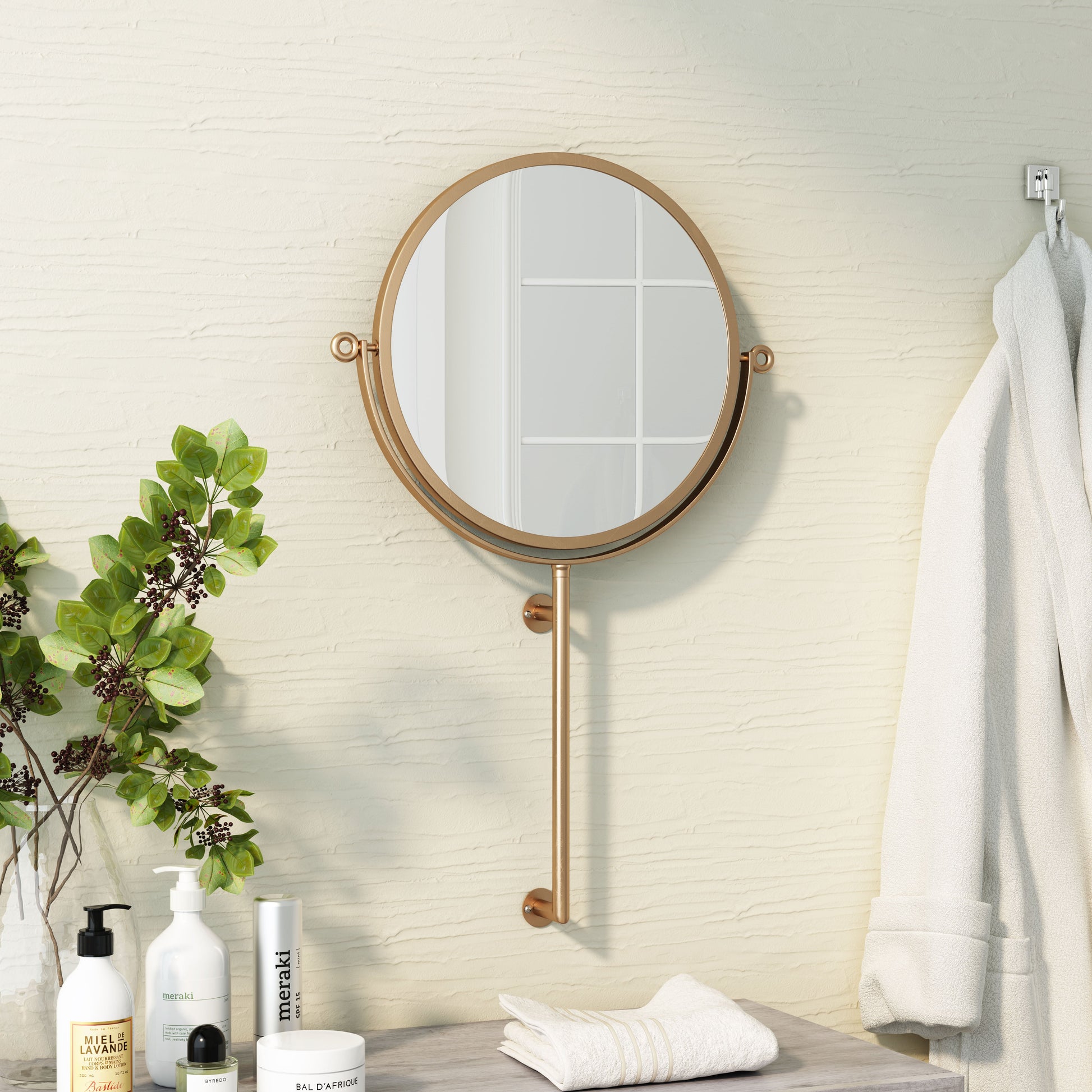 Bernis Brass Mirror - Ornate Home