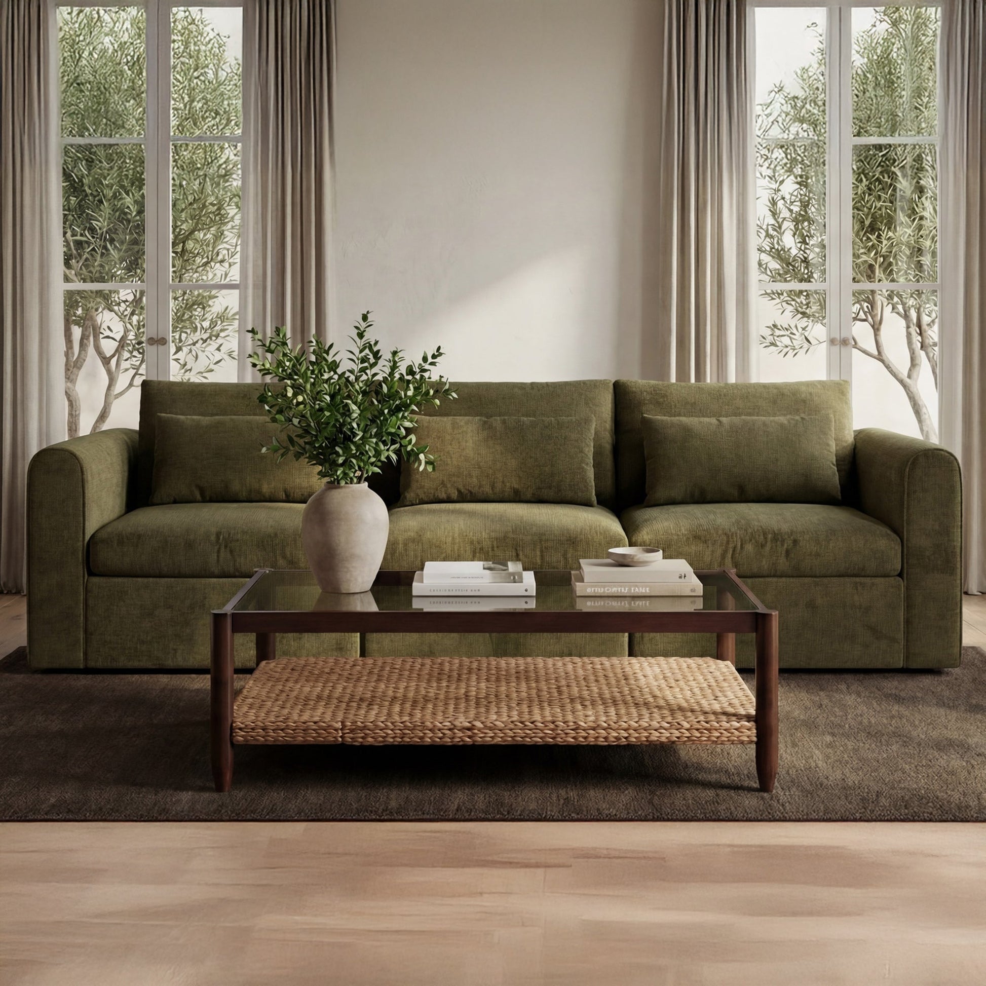 Beth Brown Coffee Table - Ornate Home