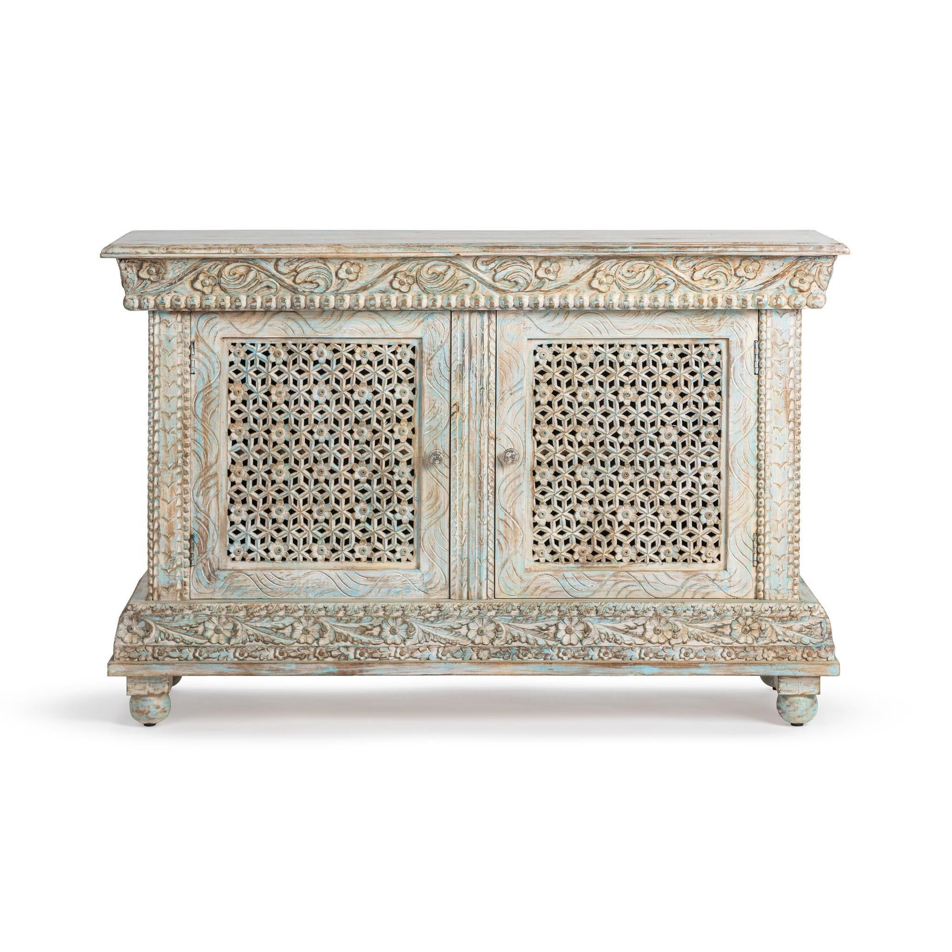 Beth Seaside Blue 2 Door Cabinet - Ornate Home