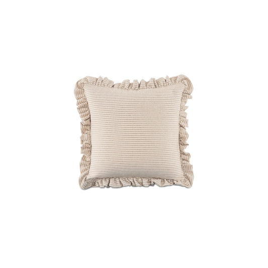 Betty Beige Stripe 25 Inch Cushion - Ornate Home
