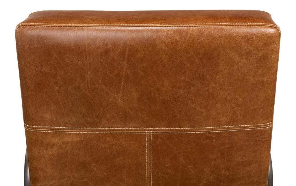 Beverly Hills Brown Chair Leather - Ornate Home