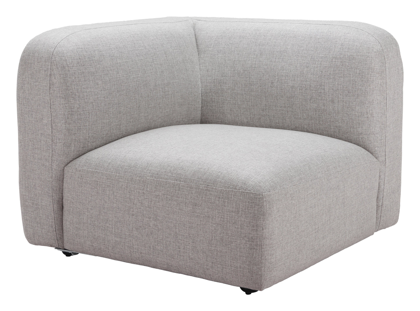 Biak Gray Corner Chair - Ornate Home