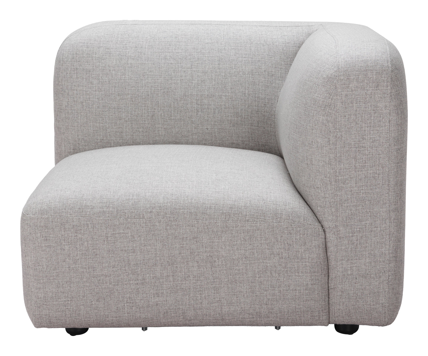 Biak Gray Corner Chair - Ornate Home