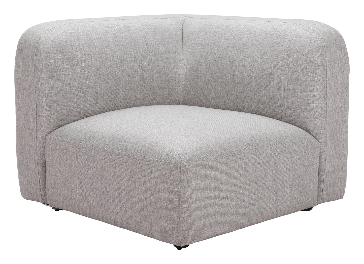 Biak Gray Corner Chair - Ornate Home