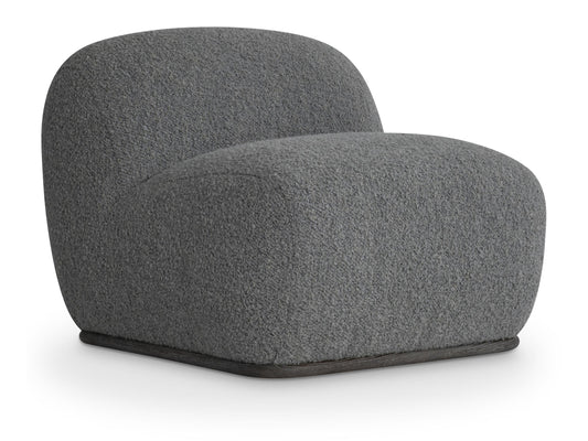 Billie Grey Fabric Swivel Chair - Ornate Home