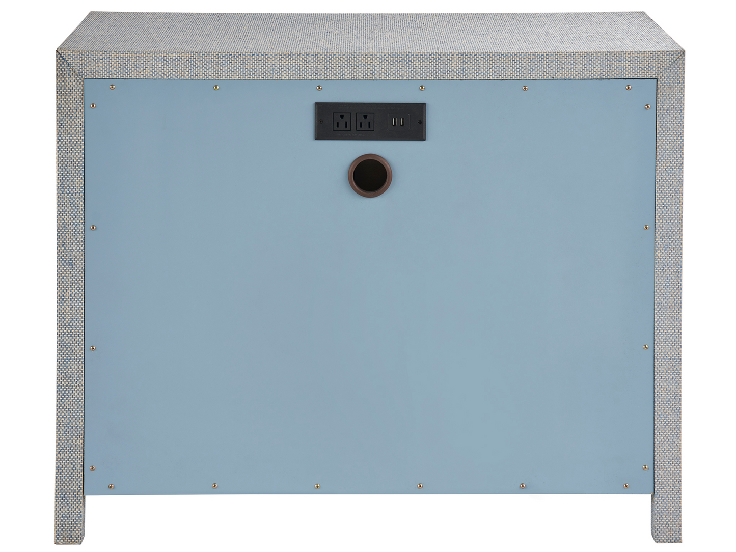 Bimini Blue Seagrass Chest - Ornate Home