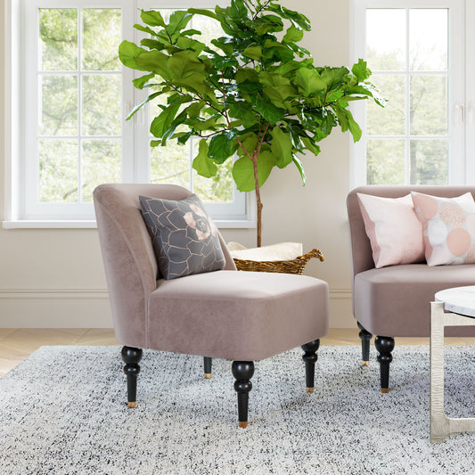 Bintulu Taupe Accent Chair - Ornate Home