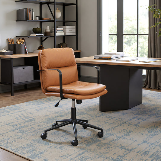 Birao Brown Office Chair - Ornate Home