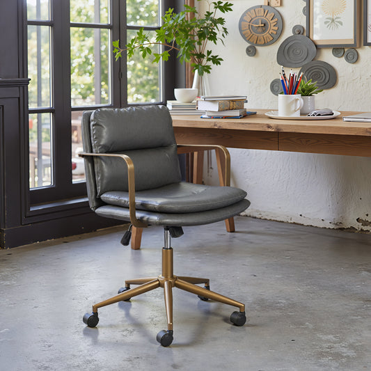 Birao Gray Office Chair - Ornate Home