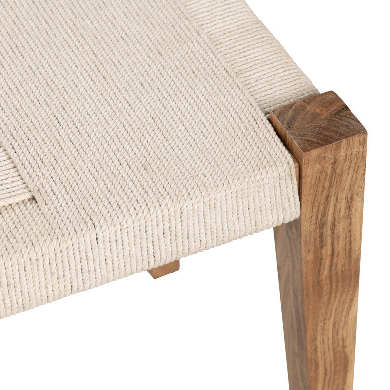 Biscayne Beige/Brown Accent Bench - Ornate Home