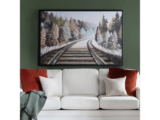 Bismark Brown/Green Canvas - Ornate Home