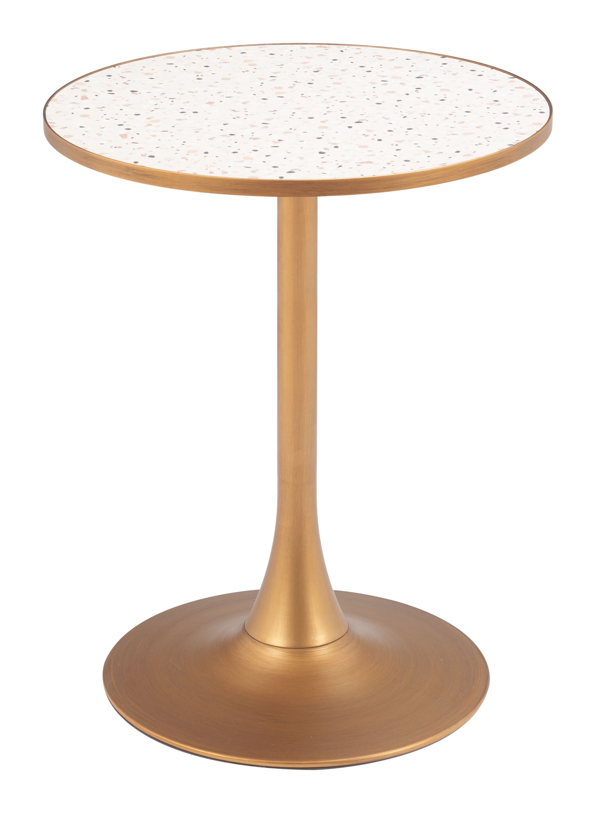 Bite Beige & Gold Bistro Table - Ornate Home