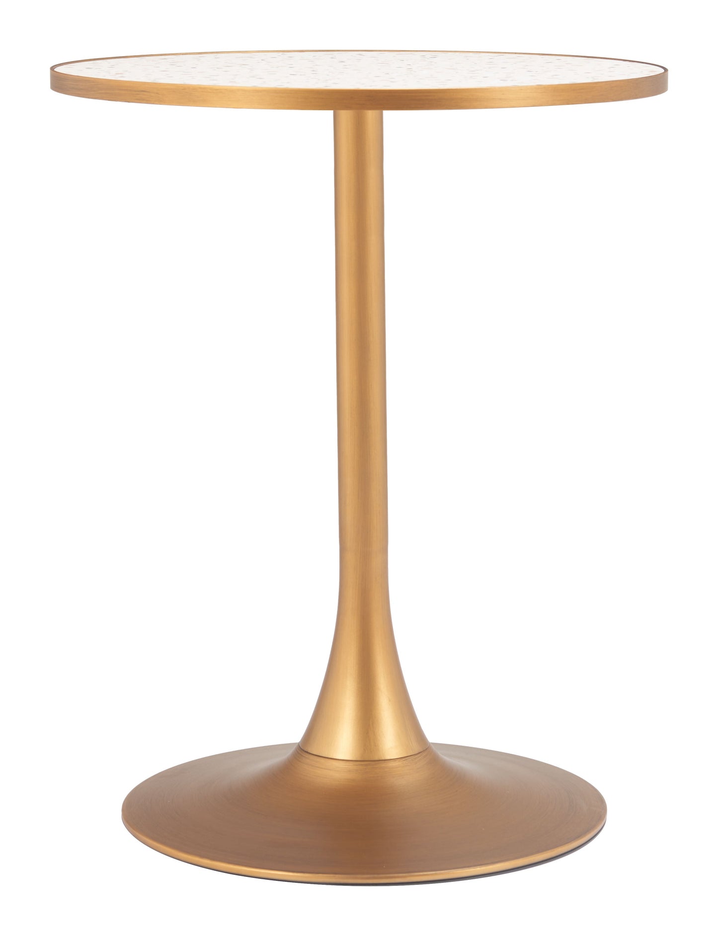 Bite Beige & Gold Bistro Table - Ornate Home