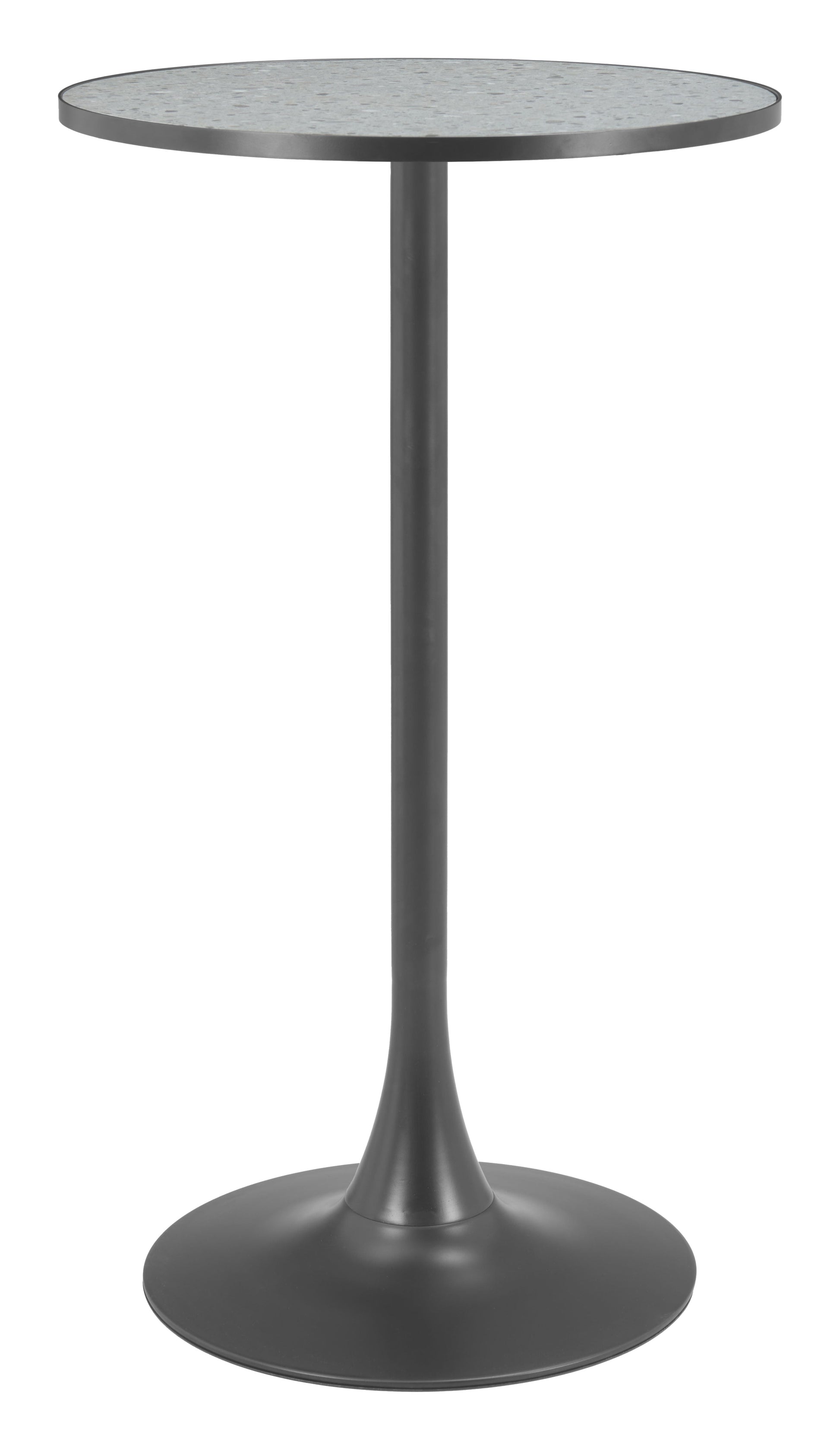 Bite Gray & Black Bar Table - Ornate Home