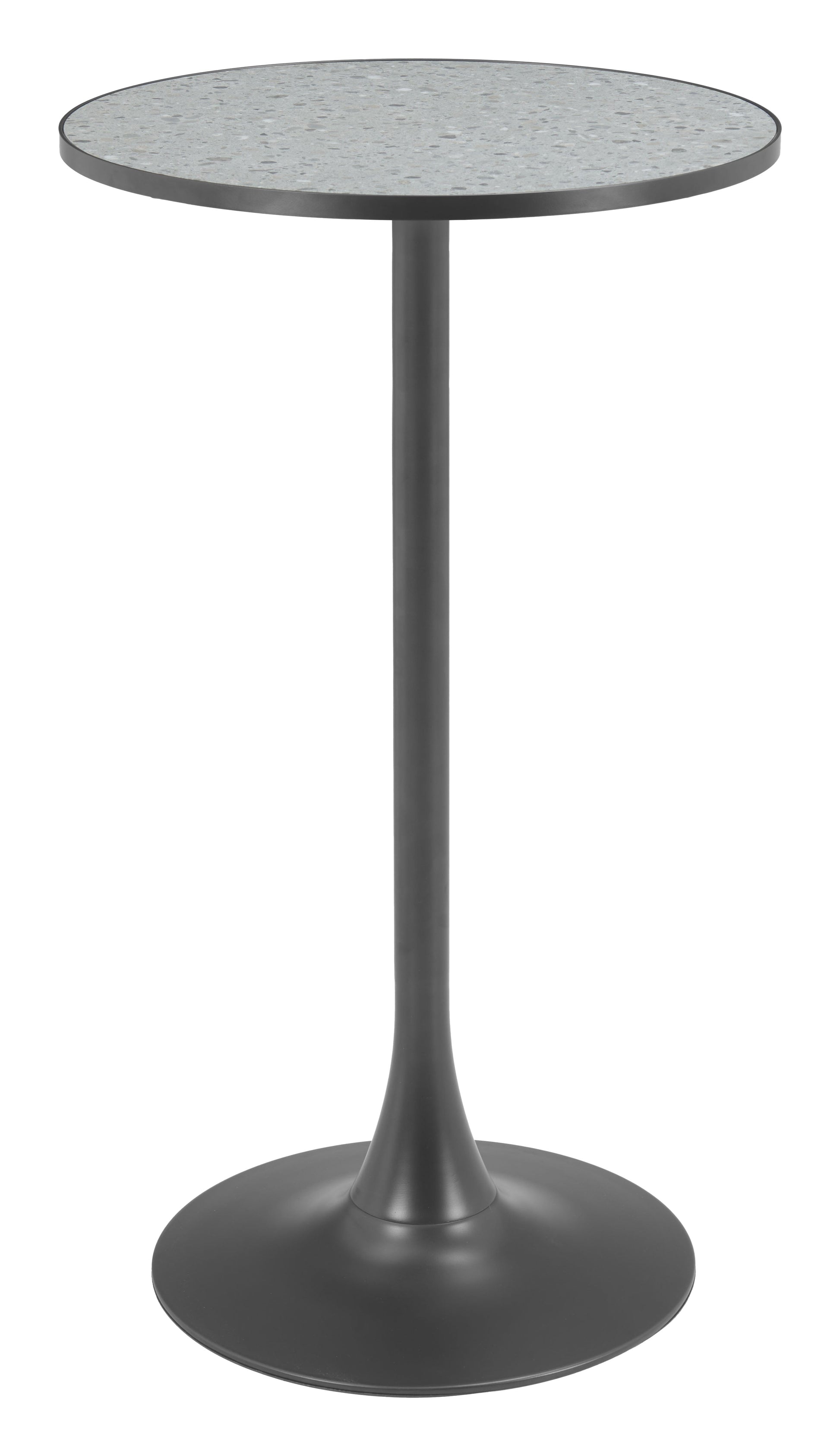 Bite Gray & Black Bar Table - Ornate Home