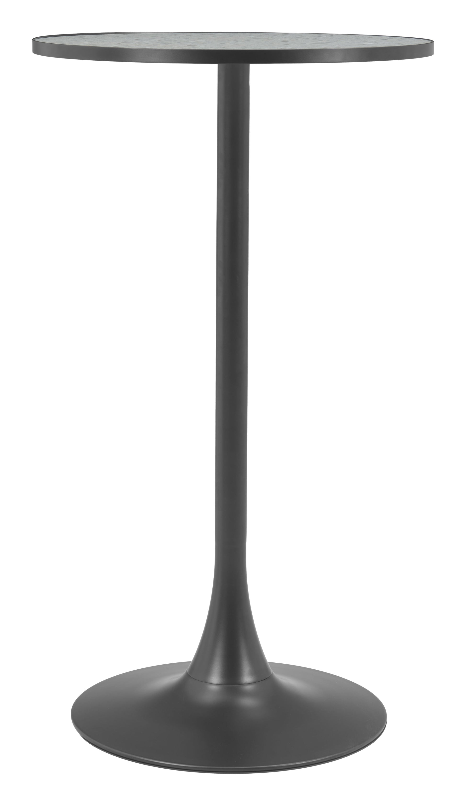 Bite Gray & Black Bar Table - Ornate Home