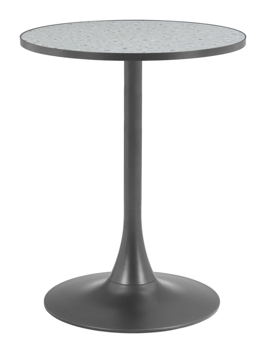Bite Gray & Black Bistro Table - Ornate Home