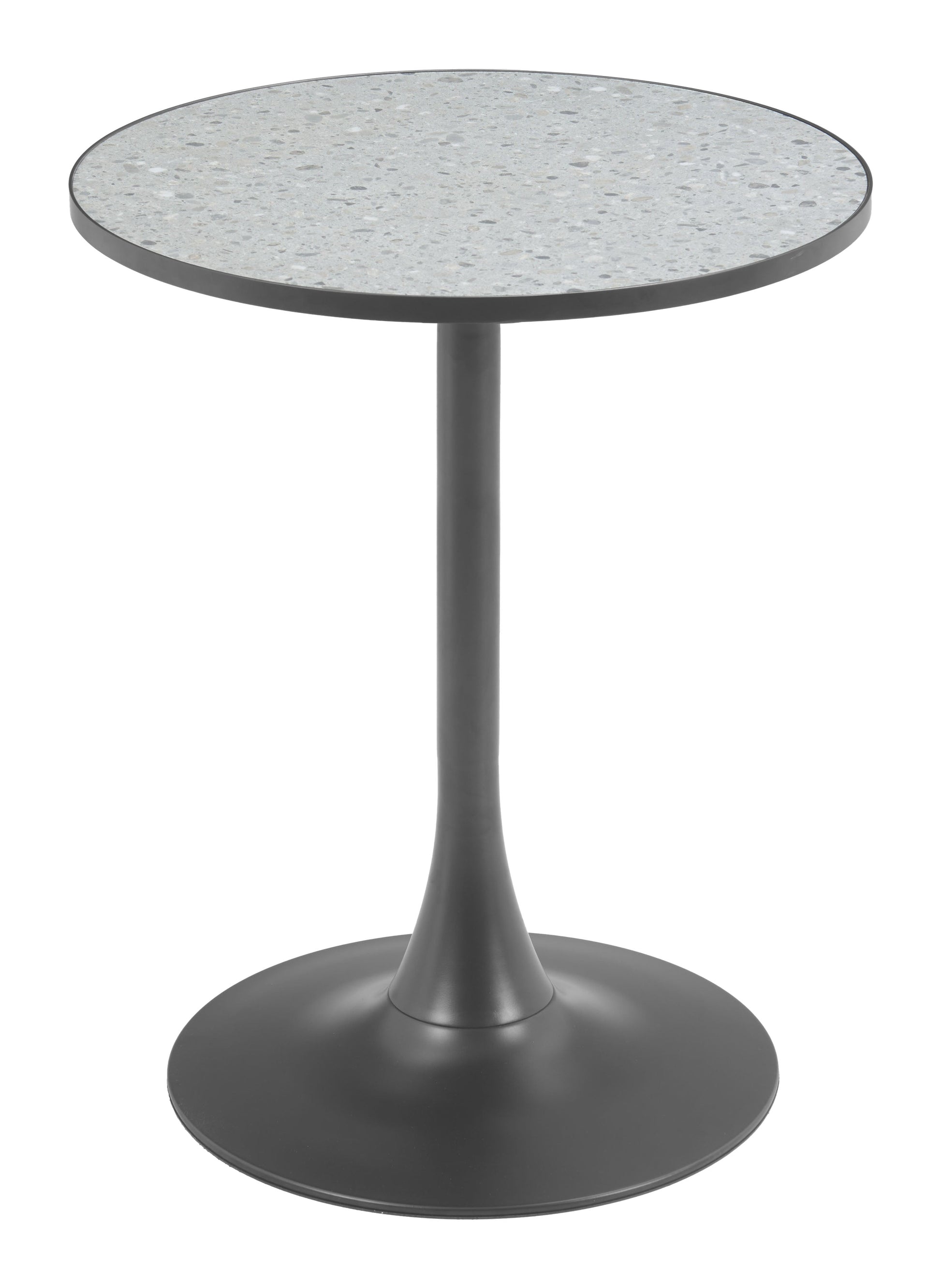 Bite Gray & Black Bistro Table - Ornate Home