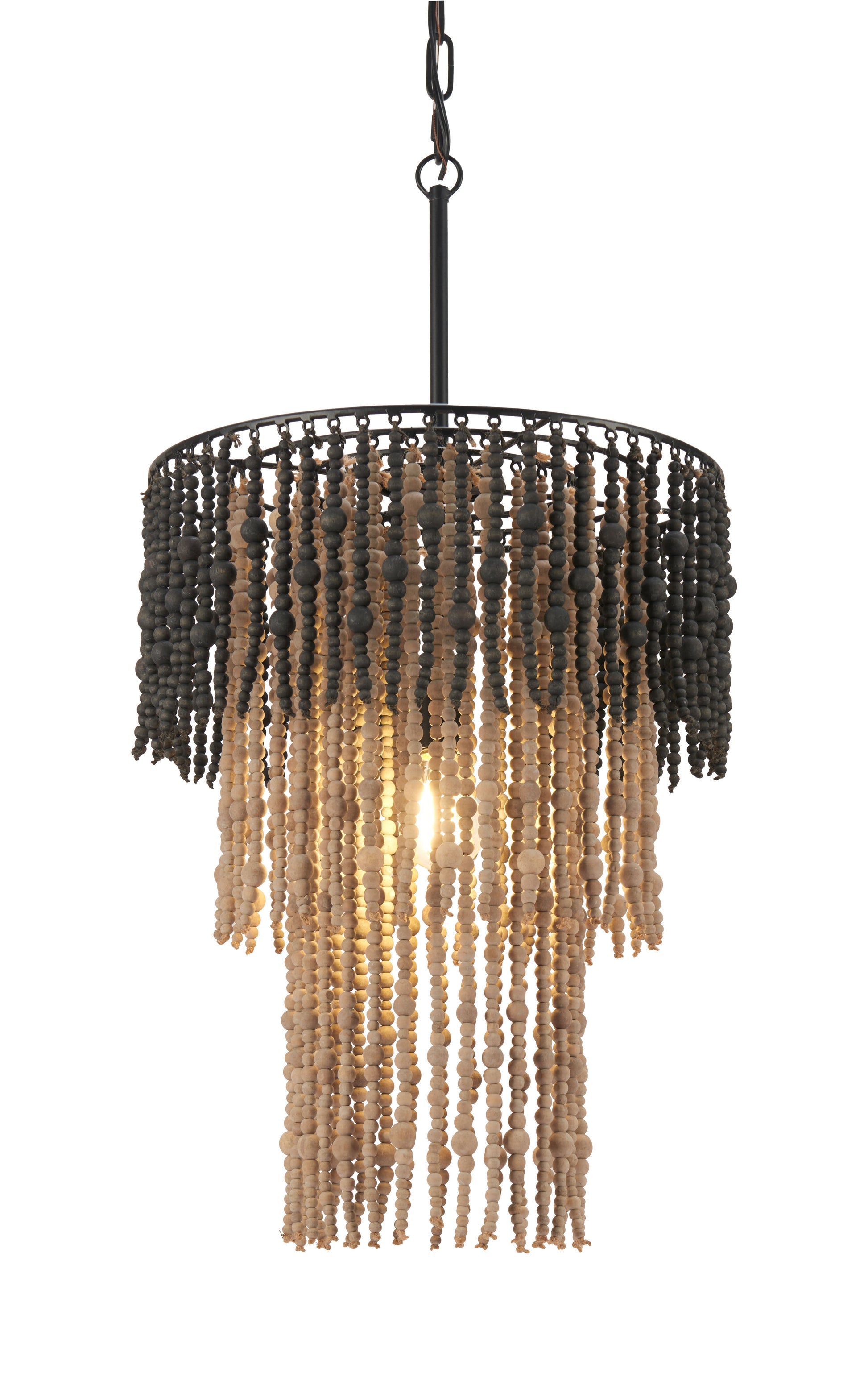 Bizu Black & Beige Ceiling Lamp - Ornate Home