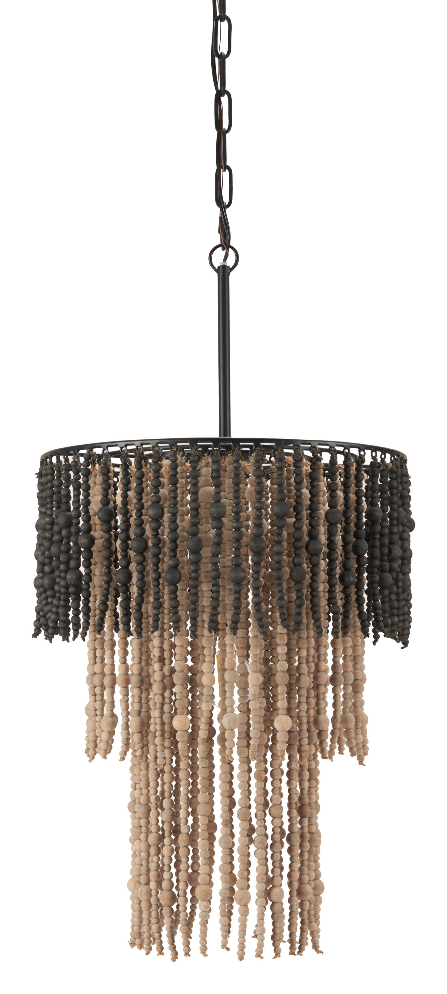 Bizu Black & Beige Ceiling Lamp - Ornate Home